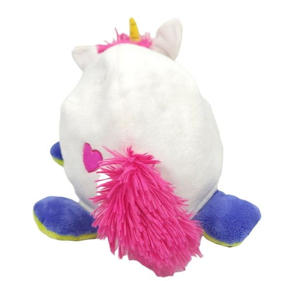 Jay At Play FlipaZoo Imogen Dragon Persephone Unicorn 2 In 1 Plush Stuffed Toy - Picture 7 of 13